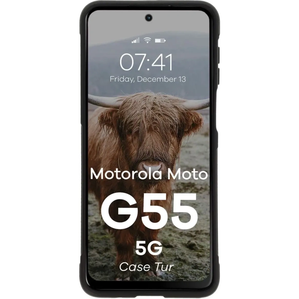 Pancerne etui Bizon Case Tur do Motorola Moto G55 5G czarne