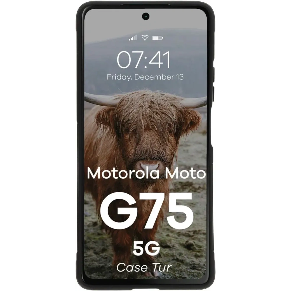 Pancerne etui Bizon Case Tur do Motorola Moto G75 5G czarne