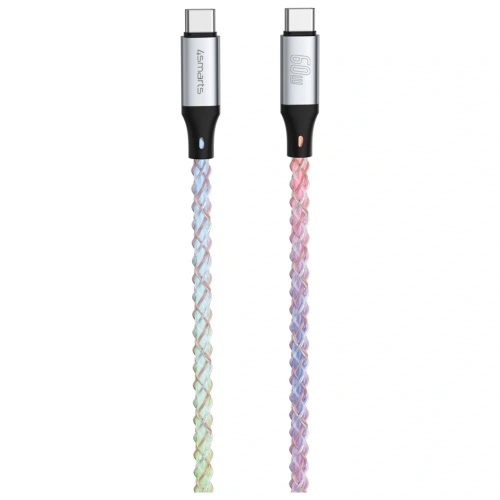 Kup 4smarts USB-C / USB-C 60W 1,5m RGB-Kabel - 4SMR85 - {ean13} - Sklep Home Screen