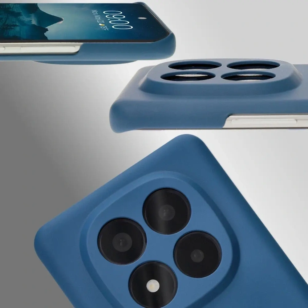 Etui Bizon Case Łupka do Xiaomi Redmi Note 14 Pro+ Plus 5G niebieskie