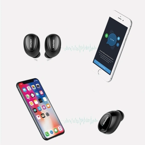 Kup AWEI căști Bluetooth 5.0 T5 TWS + stație de docking neagră - AWEI045BLK - {ean13} - Sklep Home Screen
