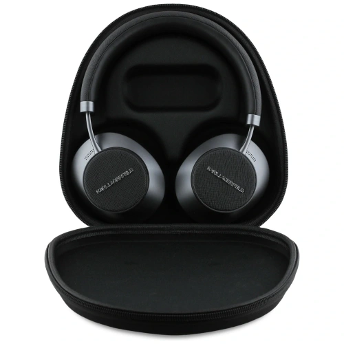 Kup Karl Lagerfeld Saffiano Hosszúkás Vezeték nélküli Fülhallgató Bluetooth 5.4 ANC Fekete - KLD22044 - {ean13} - Sklep Home Screen