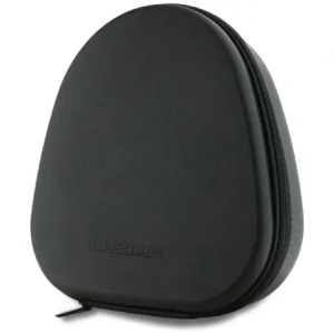 Kup Bezprzewodowe słuchawki nauszne Karl Lagerfeld Saffiano Elongated Bluetooth 5.4 ANC czarny - KLD22044 - {ean13} - Sklep Home Screen