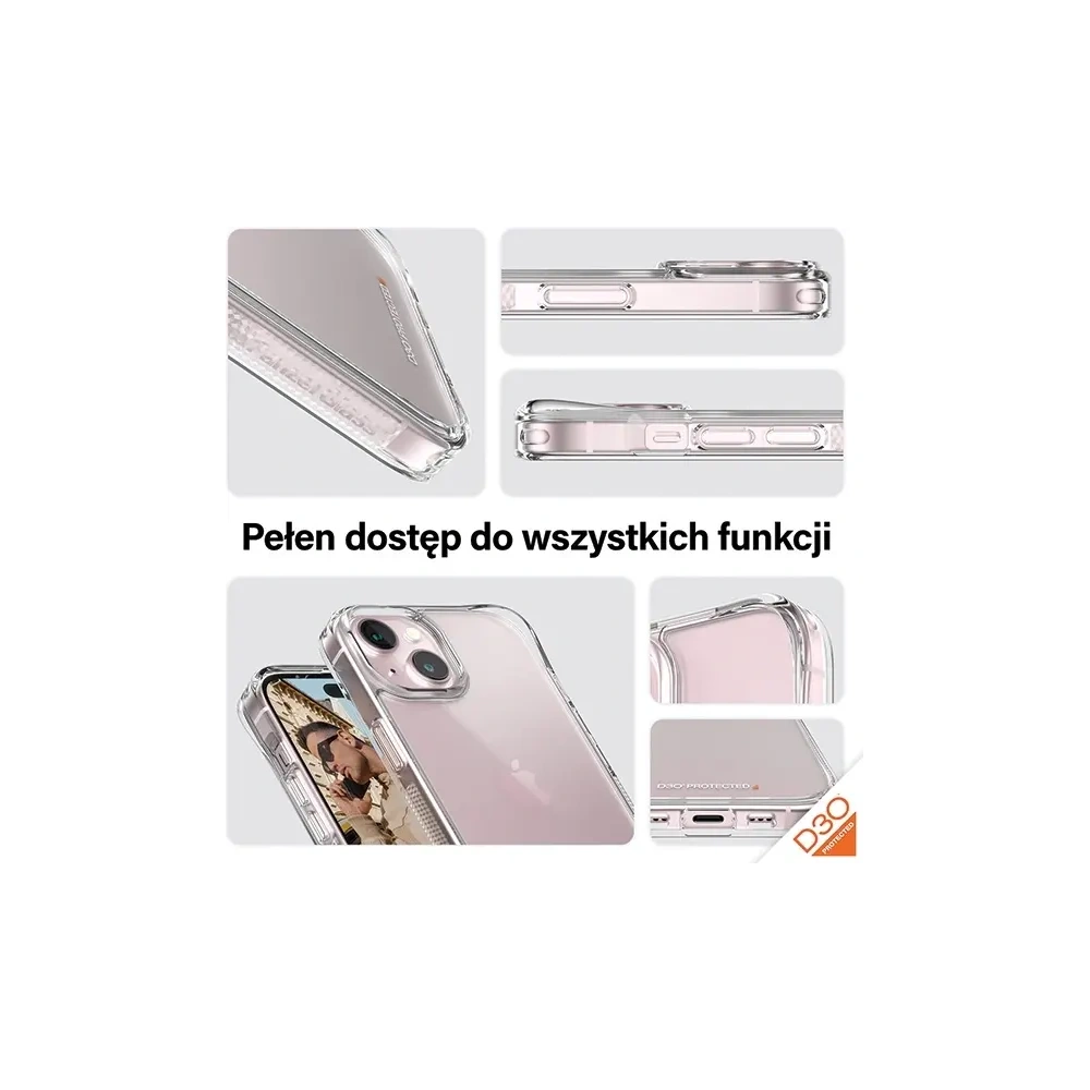 Zestaw 3w1 PanzerGlass Bundle D3O Hardcase + Screen Protector UWF+ Lens do Apple iPhone 15