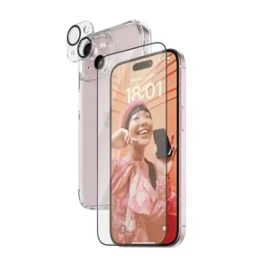 Kup PanzerGlass 3in1 Bundle D3O Hardcase + Ochranné sklo UWF+ Objektiv Apple iPhone 15 Plus - PZG919 - {ean13} - Sklep Home Screen