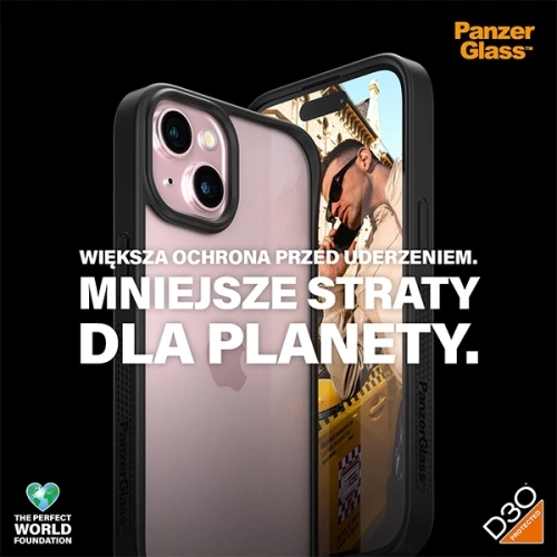 Kup PanzerGlass ClearCase Apple iPhone 15 D3O 2xvojenská třída černá - PZG926 - {ean13} - Sklep Home Screen
