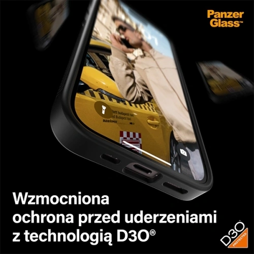 Kup PanzerGlass ClearCase Apple iPhone 15 D3O 2xvojenská třída černá - PZG926 - {ean13} - Sklep Home Screen