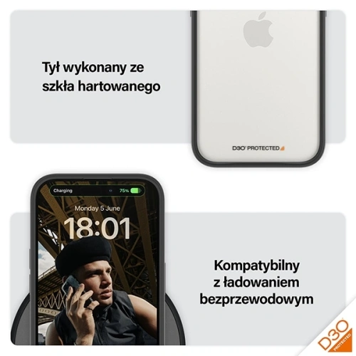 Kup PanzerGlass ClearCase Apple iPhone 15 Pro D3O 2xVojenská třída černá - PZG928 - {ean13} - Sklep Home Screen