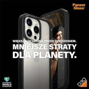 Kup Etui PanzerGlass ClearCase do Apple iPhone 15 Pro D3O 2xMilitary grade czarny - PZG928 - {ean13} - Sklep Home Screen