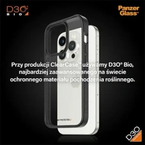 Kup Etui PanzerGlass ClearCase do Apple iPhone 15 Pro D3O 2xMilitary grade czarny - PZG928 - {ean13} - Sklep Home Screen