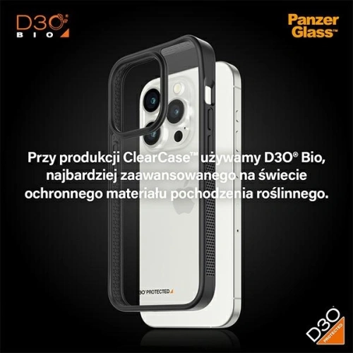 Kup PanzerGlass ClearCase Apple iPhone 15 Pro D3O 2xVojenská třída černá - PZG928 - {ean13} - Sklep Home Screen
