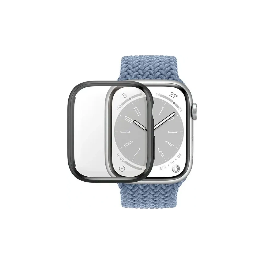 Szkło hartowane PanzerGlass Full Body Apple Watch 7/8/9 41mm D3O czarny