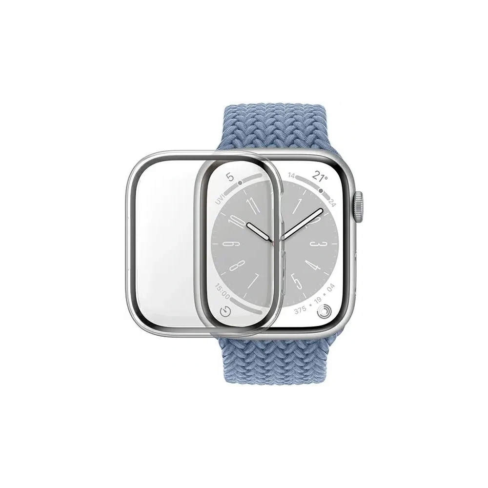 Szkło hartowane PanzerGlass Full Body Apple Watch 7/8/9 41mm D3O przezroczysty