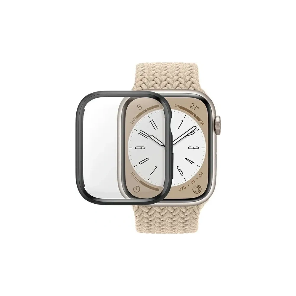 Szkło hartowane PanzerGlass Full Body Apple Watch 7/8/9 45mm D3O czarny