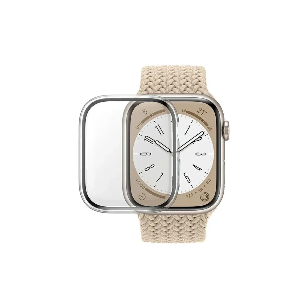 Szkło hartowane PanzerGlass Full Body Apple Watch 7/8/9 45mm D3O przezroczysty