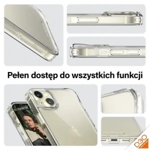 Kup PanzerGlass HardCase Apple iPhone 15 Plus / 14 Plus D3O 3xGrad militar clar - PZG936 - {ean13} - Sklep Home Screen