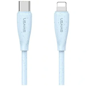 USAMS Green Series SJ717 30W USB-C / Lightning cable 1m blue