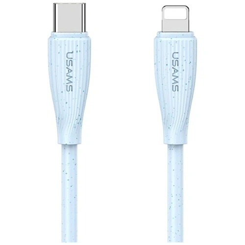 Kup Cablu USAMS Green Series SJ717 30W USB-C / Lightning 1m albastru - USA1245 - {ean13} - Sklep Home Screen