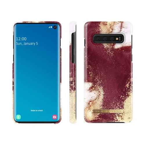 Kup Etui iDeal Of Sweden Samsung Galaxy S10 (Marmură Burgundy Aurie) - IDS246GLDBRGMRB - {ean13} - Sklep Home Screen