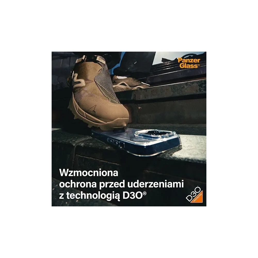 Etui PanzerGlass HardCase do Apple iPhone 15 Plus / 14 Plus D3O MagSafe 3xMilitary grade przezroczysty