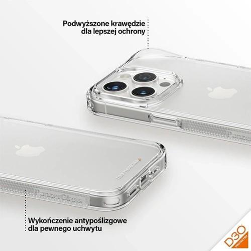 Kup PanzerGlass HardCase Apple iPhone 15 Pro D3O 3xVojenská třída čirý - PZG938 - {ean13} - Sklep Home Screen