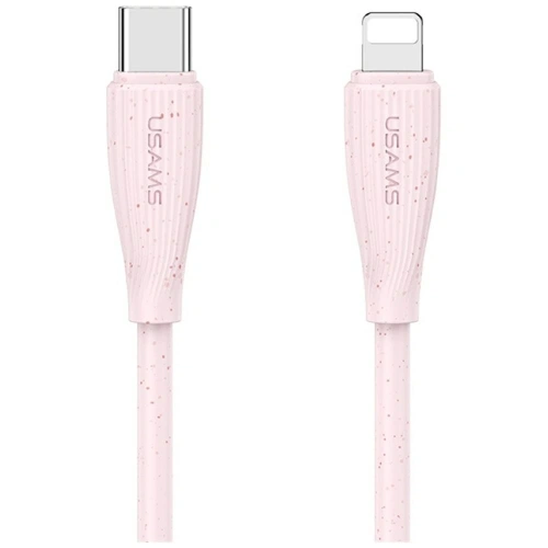 Kup USAMS Zöld Sorozat SJ717 30W USB-C / Lightning kábel 1m rózsaszín - USA1246 - {ean13} - Sklep Home Screen