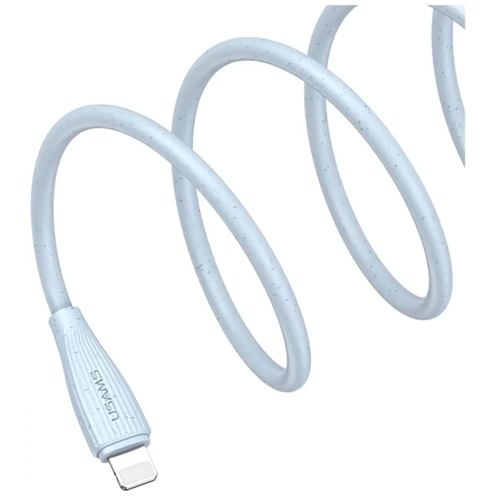 Kabel USAMS Green Series SJ717 30W USB-C / Lightning 1m różowy
