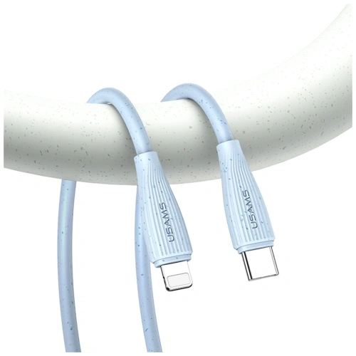 Kup USAMS Zöld Sorozat SJ717 30W USB-C / Lightning kábel 1m rózsaszín - USA1246 - {ean13} - Sklep Home Screen