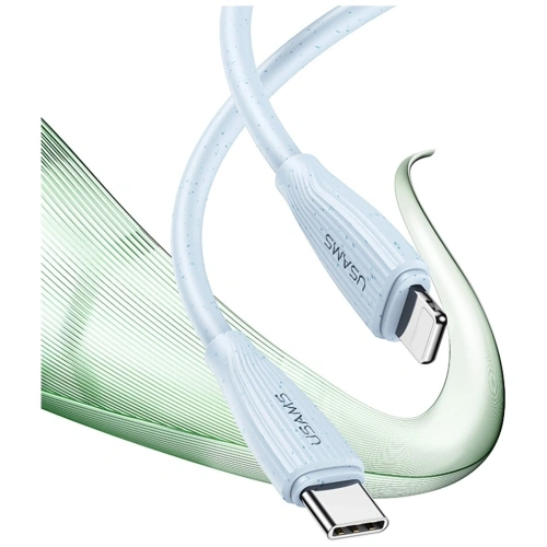 Kup USAMS Zöld Sorozat SJ717 30W USB-C / Lightning kábel 1m rózsaszín - USA1246 - {ean13} - Sklep Home Screen