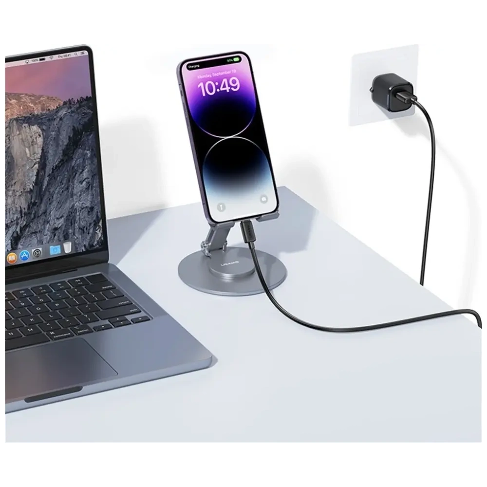 Kabel USAMS KY Series US-SJ689 2.4A USB-A / Lightning 1m biały