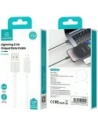 Kup USAMS KY Series US-SJ689 cablu USB-A / Lightning 2.4A 1m alb - USA1247 - {ean13} - Sklep Home Screen