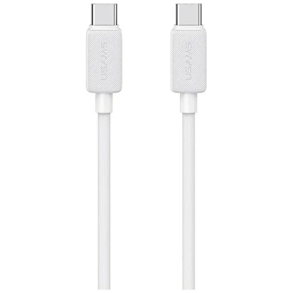 Kabel USAMS KY Series US-SJ691 60W USB-C / USB-C 1m biały