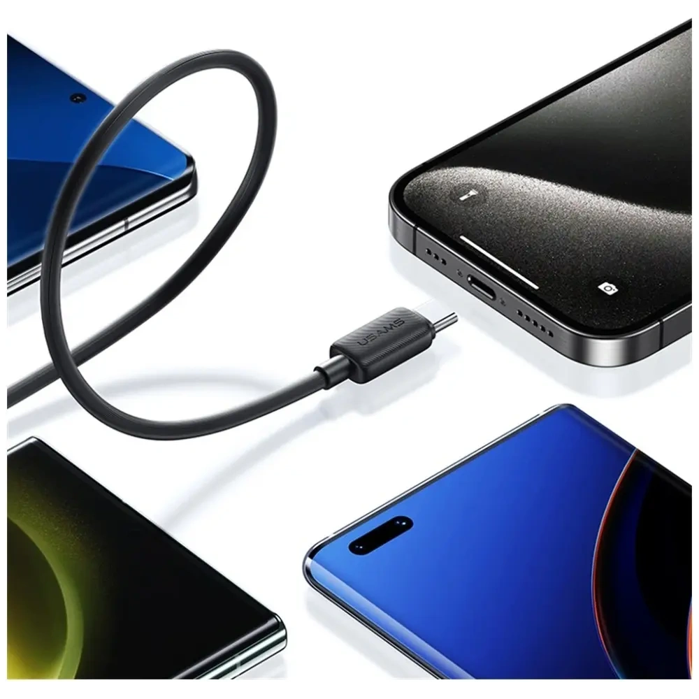 Kabel USAMS KY Series US-SJ691 60W USB-C / USB-C 1m biały