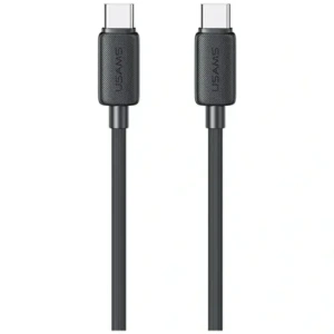 Buy USAMS KY Series US-SJ691 60W USB-C / USB-C cable 1m black - USA1250 - {ean13} - Home Screen Store Europe