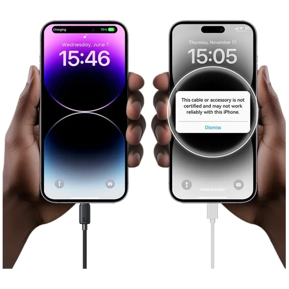 Kabel USAMS KY Series US-SJ692 30W USB-C / Lightning 1m biały