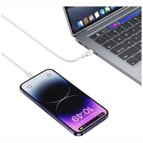 Kup Kabel USAMS US-SJ610 U84 PD 20W USB-C / Lightning 1m biały - USA1252 - {ean13} - Sklep Home Screen