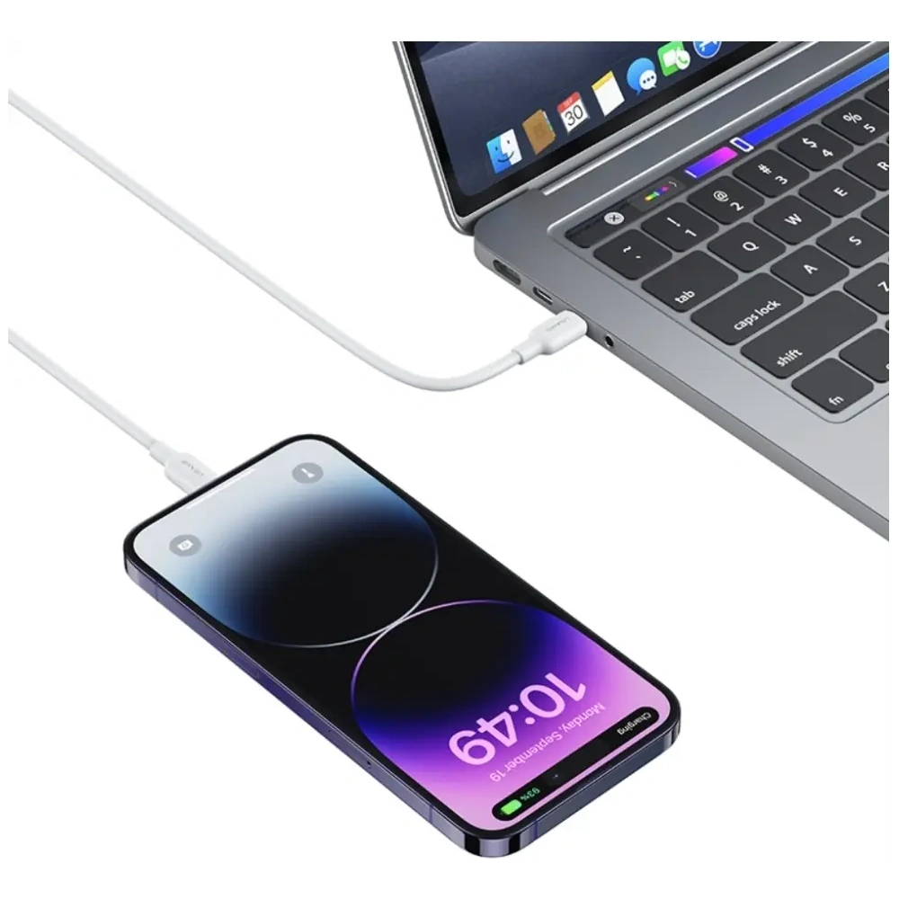 Kabel USAMS US-SJ610 U84 PD 20W USB-C / Lightning 1m biały