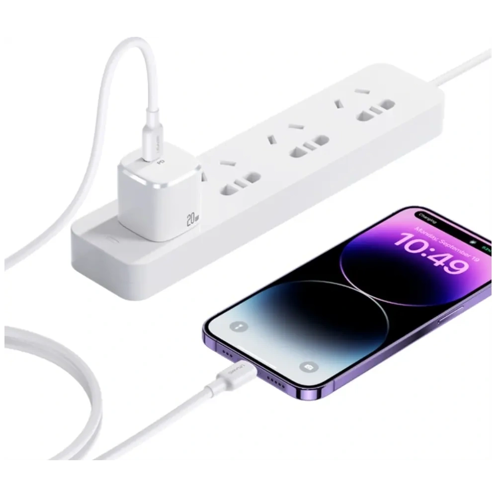 Kabel USAMS US-SJ610 U84 PD 20W USB-C / Lightning 1m biały