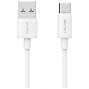 Buy USAMS YD Series SJ708 18W 3A USB-A / USB-C cable 1m white - USA1253 - {ean13} - Home Screen Store Europe