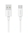 USAMS YD Series SJ708 18W 3A USB-A / USB-C cable 1m white