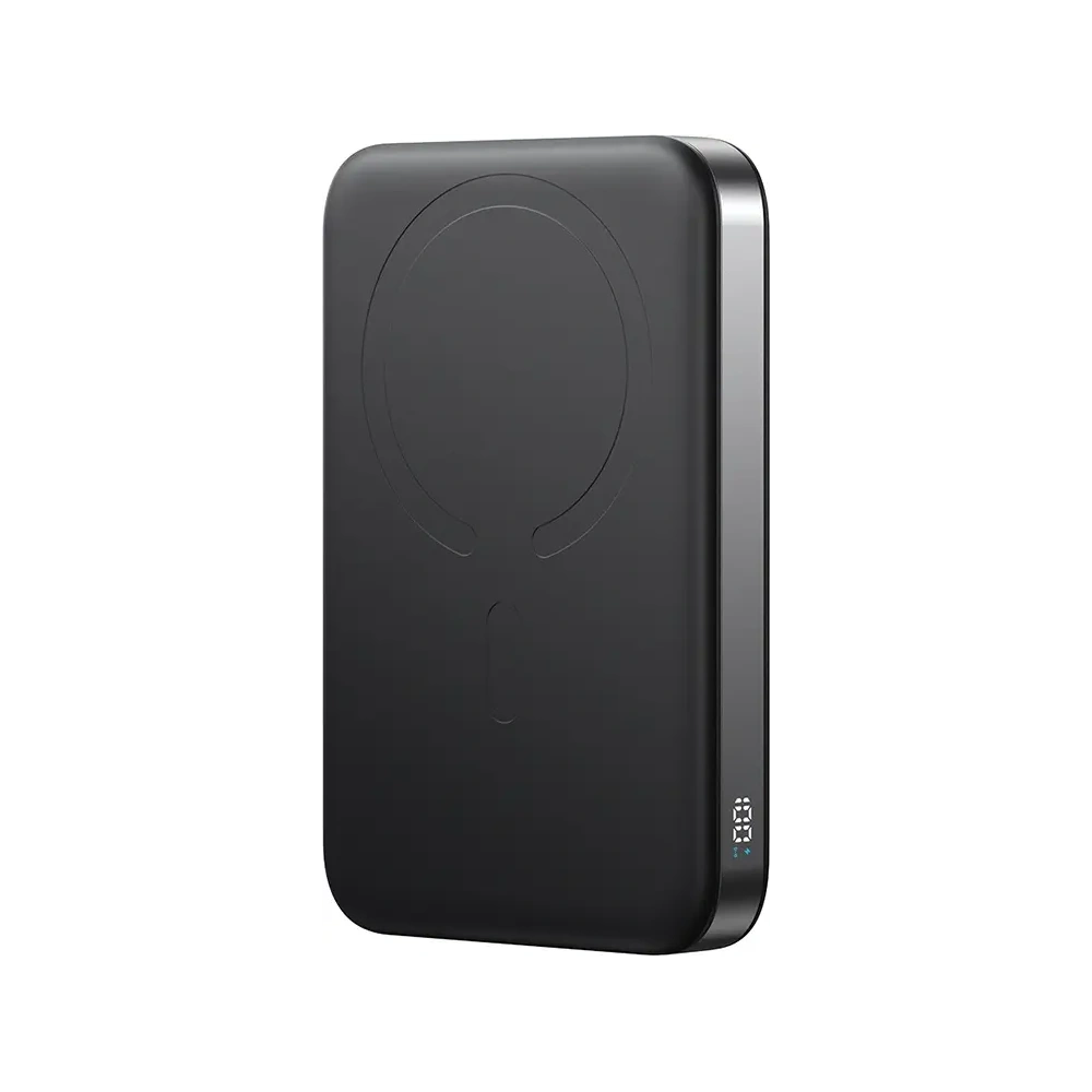 Powerbank Joyroom JR-PBM12 10000mAh 22.5W Qi2, MagSafe, z podstawką w kształcie pierścienia czarny