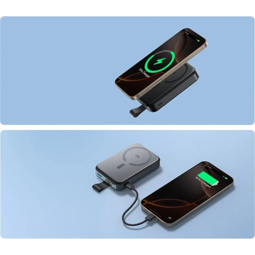 Kup Joyroom JR-PBM11 10000mAh 22.5W Qi2, MagSafe Power banka s černým podstavcem - JYR1243 - {ean13} - Sklep Home Screen