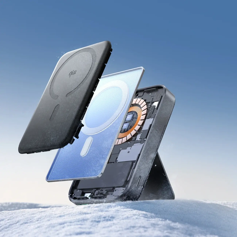 Powerbank Joyroom JR-PBM11 10000mAh 22.5W Qi2, MagSafe, z podstawką czarny