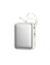 Joyroom JR-PBF27 10000mAh 22.5W Baterie externă cu cabluri USB-C și Lightning integrate, albă