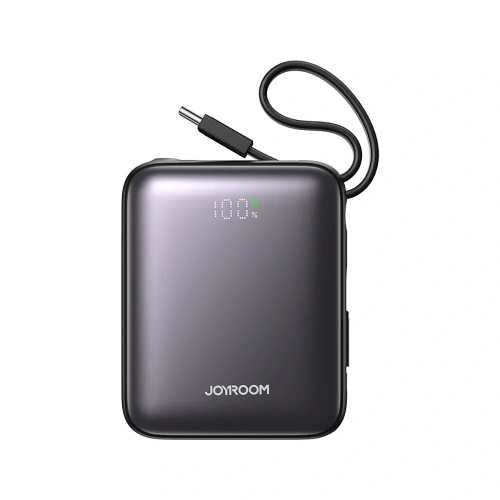 Buy Joyroom JR-PBF27 10000mAh 22.5W Power bank with built-in USB-C and Lightning cables, black - JYR1246 - {ean13} - Home Screen Store Europe