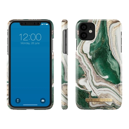 Kup Etui iDeal Of Sweden pentru Apple iPhone 11 (Marmură Jade Aurie) - IDS257GLDJDEMRB - {ean13} - Sklep Home Screen