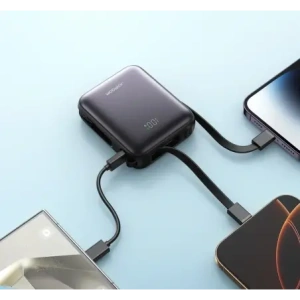 Kup Joyroom JR-PBF27 10000mAh 22.5W Power bank cu cabluri USB-C și Lightning integrate, negru - JYR1246 - {ean13} - Sklep Home Screen