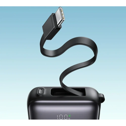 Kup Joyroom JR-PBF27 10000mAh 22.5W Power bank beépített USB-C és Lightning kábelekkel, fekete - JYR1246 - {ean13} - Sklep Home Screen