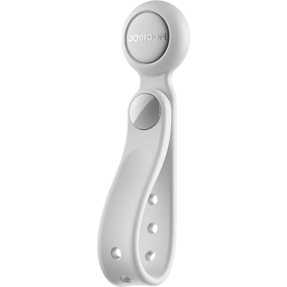 Opaska na kable Joyroom JR-ZS422 silikonowa z magnesem biała [6 PACK]