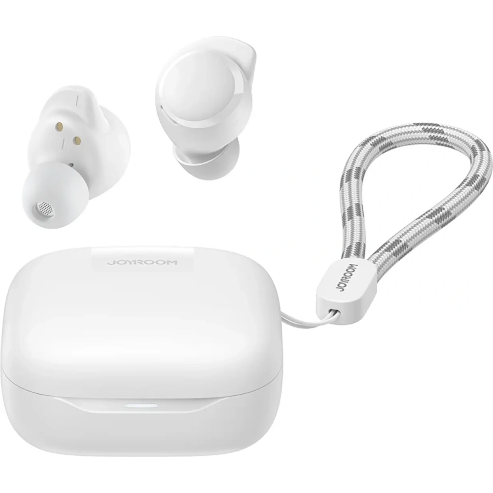Bezprzewodowe słuchawki dokanałowe Joyroom Jdots JR-DB3 TWS Bluetooth 5.4 białe